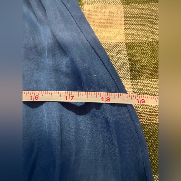 Ann Taylor Loft Tasseled Halter Maxi Dress in Blue - Picture 10 of 11